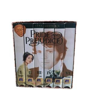 Jane Austen Pride and Prejudice 200th Anniversary Edition A&E VHS Box Set 6